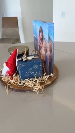 Charola de Navidad con Bloque Mediano