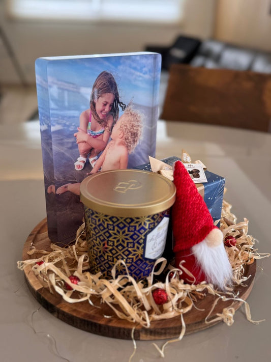 Charola de Navidad con Bloque Mediano